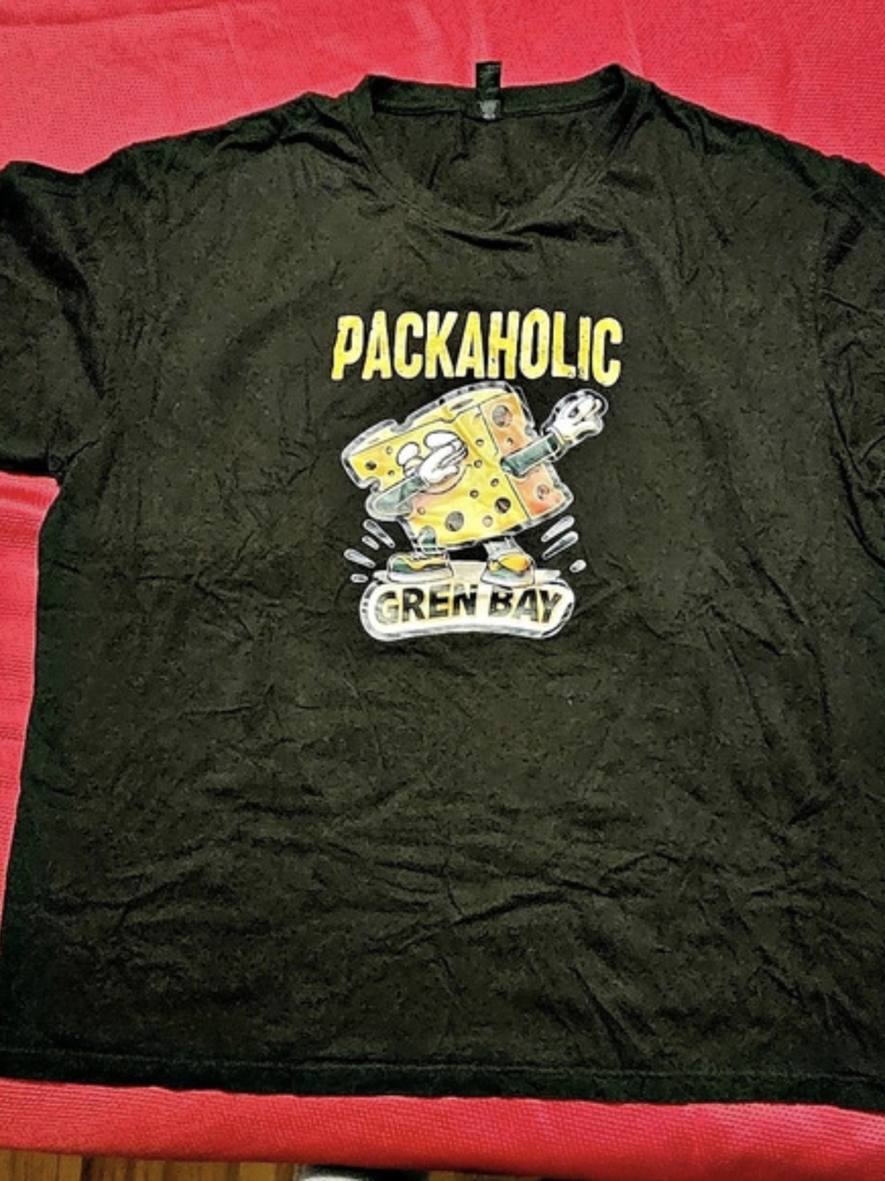 Funny Greenbay Packers Graphic T. Size 2xl